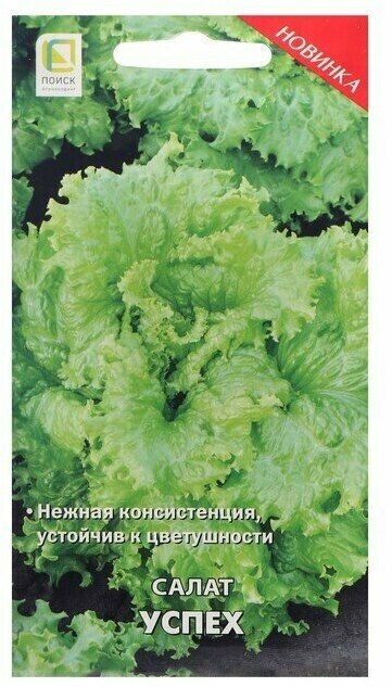 Семена Салат "Успех" 1 г в комлпекте 3 упаковок(-ка/ки)