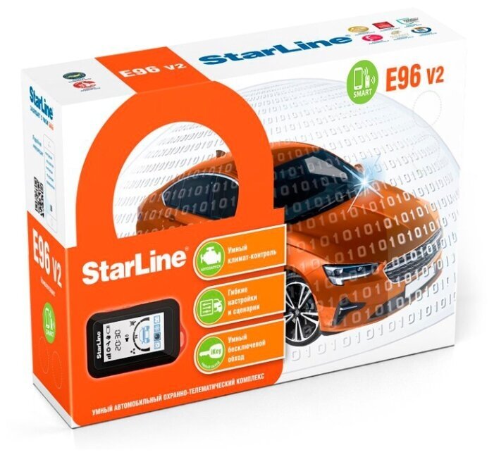 Сигнализация для автомобиля StarLine E96 BT 2CAN/4LIN Ver.2