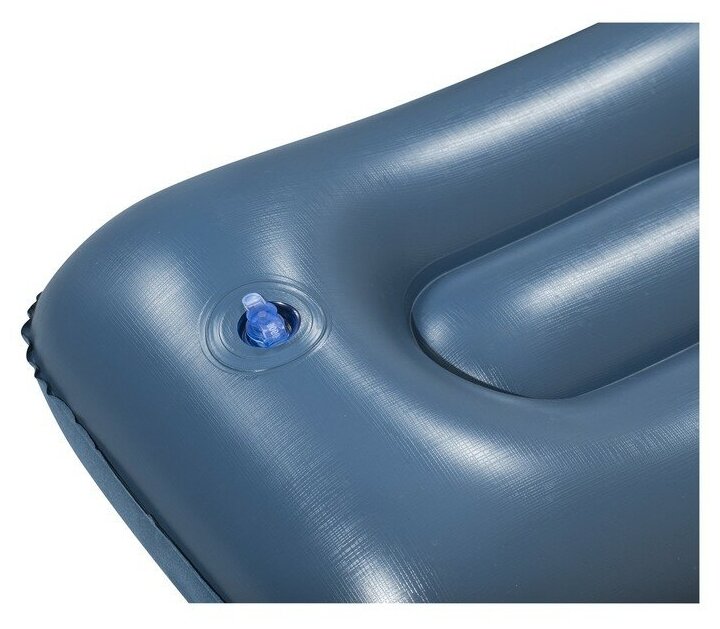 Надувная подушка Bestway Flocked Air Pillow 67121, 42х26 см, синий - фотография № 10