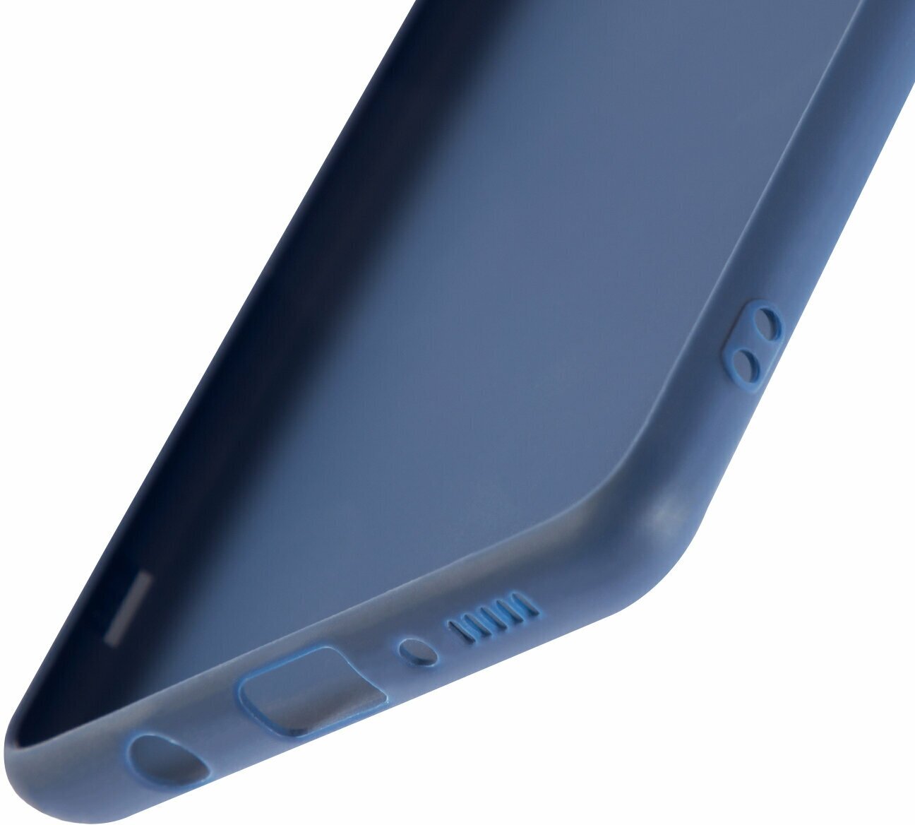 Защитный чехол для телефона Samsung Galaxy A71 A715/ Самсунг Галакси А71 А715 , силиконовая накладка, синий