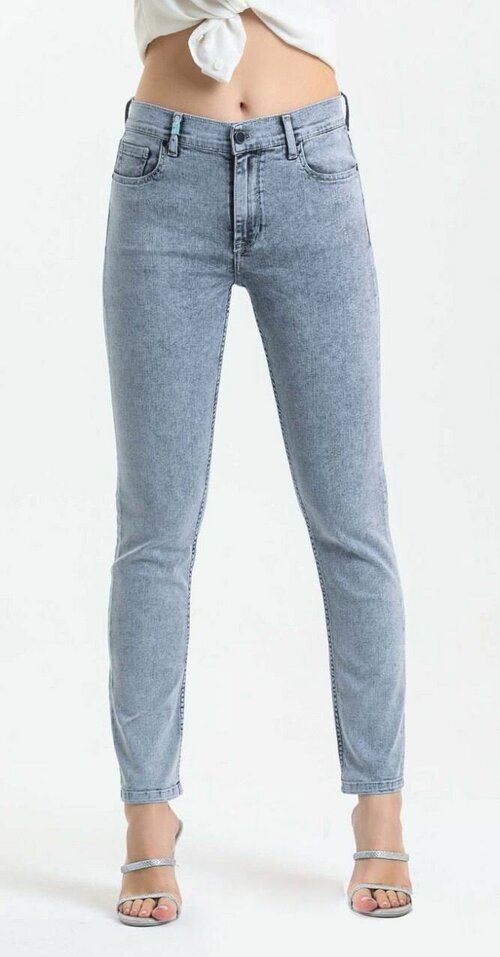 Джинсы зауженные  Motor Jeans, размер W30/L29, серый