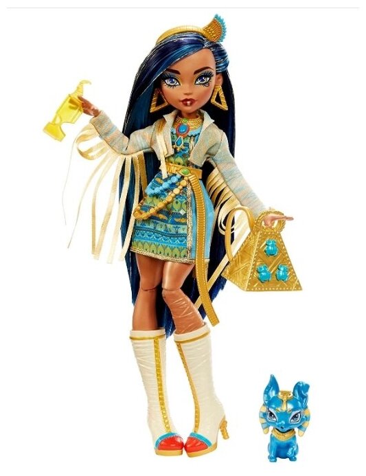 Кукла Monster High , Cleo De Nile с питомцем и аксессуарами