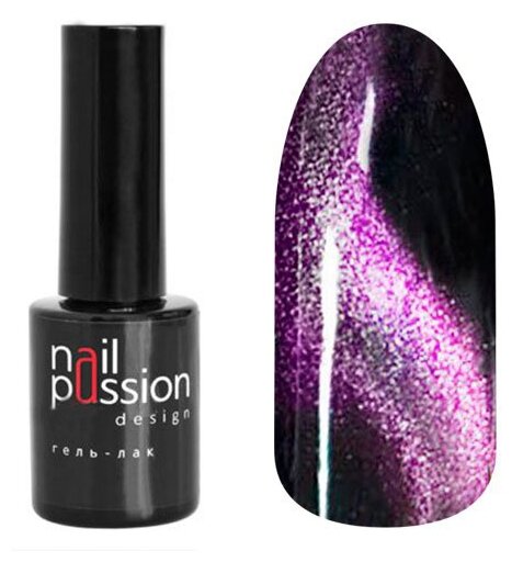 Гель-лак магнитный Nail Passion №4303 (Обманчивые блики) 10 мл