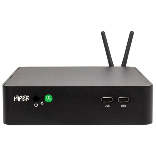 Неттоп Hiper M8 black (Core i5 11500/8Gb/256Gb SSD/noDVD/VGA int/W10Pro) (61GFBDC12QI)