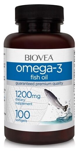 Biovea Omega-3 1200 mg 100 капс.