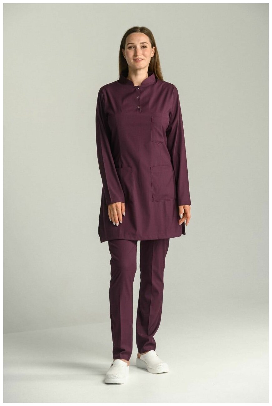 Медицинский костюм женский /туника / блузка удлиненная / стрейч / до больших размеров / турция / хиджаб