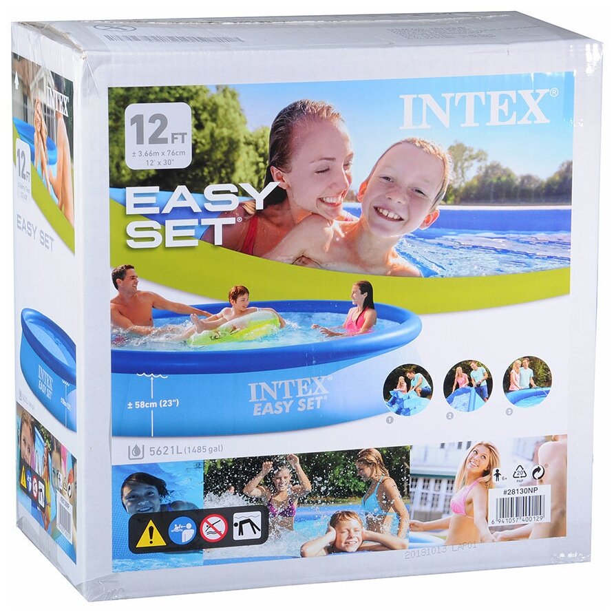 Бассейн надувной Easy Set, 366 х 76 см, от 6 лет, 28130NP INTEX - фотография № 13