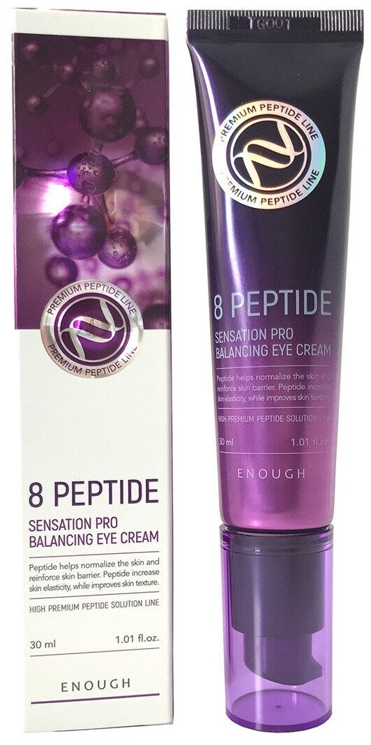 Enough Крем для век Premium 8 peptide Senation Pro Eye Cream, 30мл