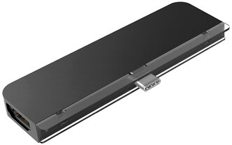 USB-концентратор HyperDrive 6-in-1 USB-C Hub (HD319), разъемов: 2, space gray