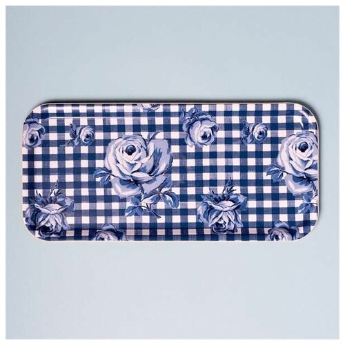 Поднос Katie Alice Vintage Indigo 32 X 15 см, пластик