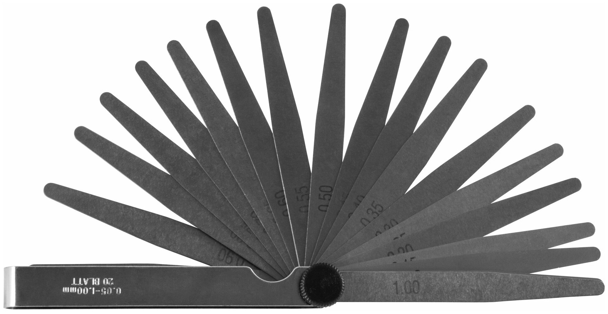 Набор щупов 005-10 мм . 20 предметов JONNESWAY AI060020