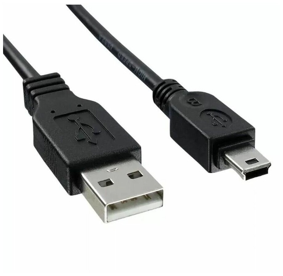 Кабель USB - miniUSB 1м Ritmix Black (RCC-100)