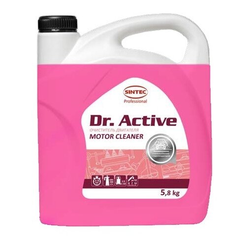 фото Очиститель двигателя sintec dr. active motor cleaner 5.8 кг канистра 1 шт.