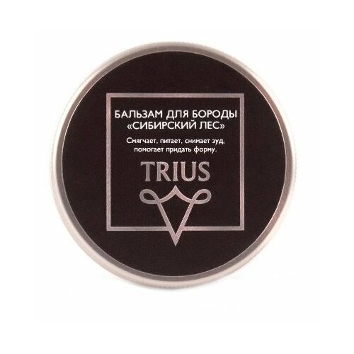 Trius Beard Balm Питательный, увлажняющий и смягчающий бальзам для бороды Сибирский Лес, Триус, 50 мл trius набор для роста бороды 150 мл