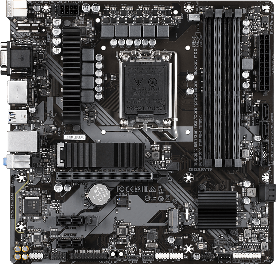 Gigabyte B760M DS3H DDR4