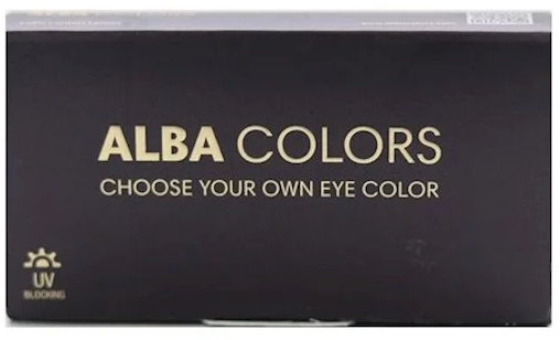 Цветные контактные линзы Alba Colors Pearl 3 месяца / -5.50 / 8.6 / 14.5