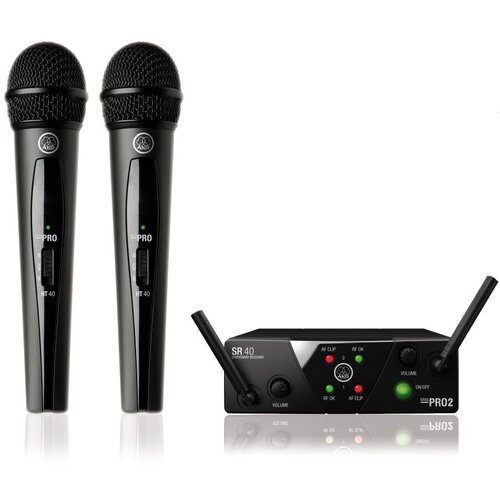 AKG WMS40 Mini2 Vocal Set BD US45AC - вокальная радиосистема с 2-мя ручными передатч.(660.7/662.3МГц akg wms40 mini2 vocal set dual вокальная радиосистема с 2 мя микрофонами