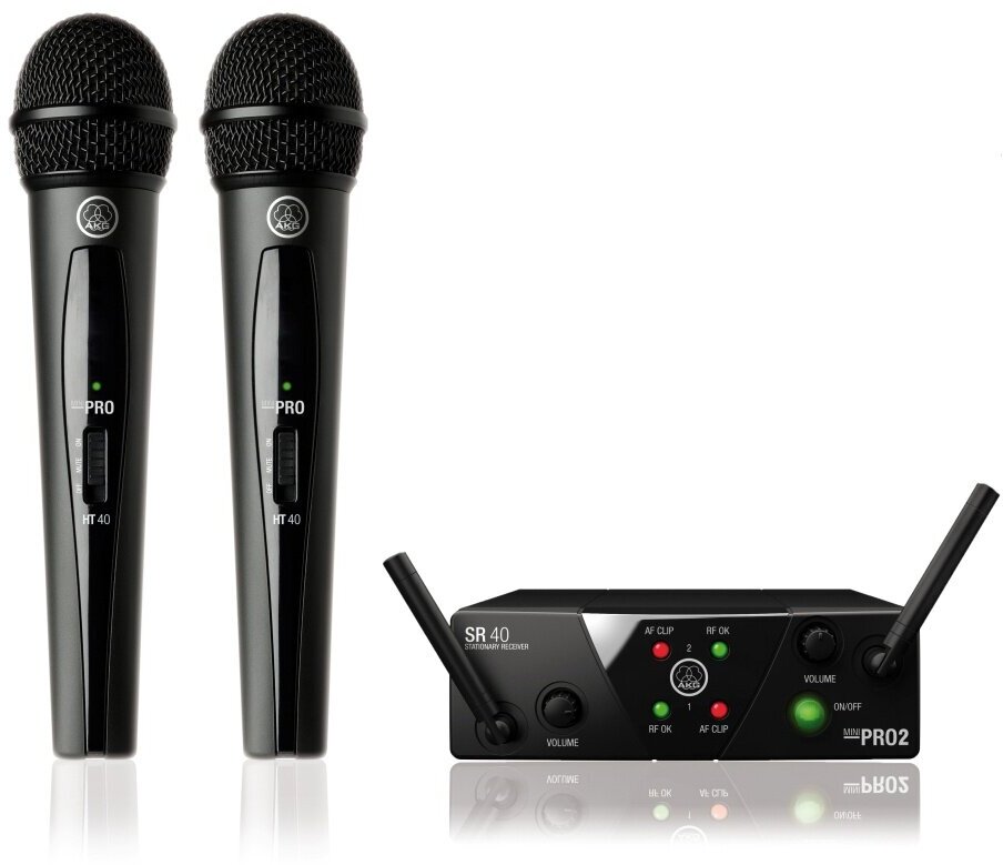 Микрофон akg WMS40 MINI2 VOCAL SET, US45AC (660,7 - 662,3 МГц)
