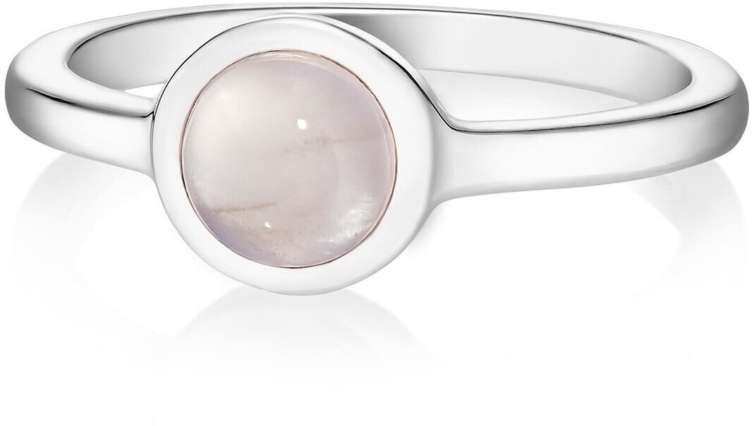 Кольцо Aloha Gaia Кольцо ALPHA с розовым кварцем, серебро, 925 проба