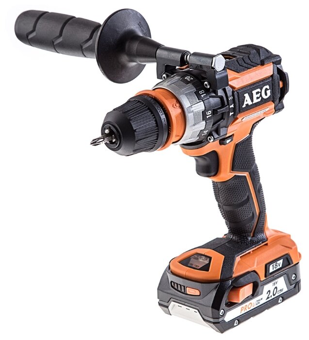 Ударная аккумуляторная дрель-шуруповерт AEG BSB 18CBL LI-202C 60 Н·м ...