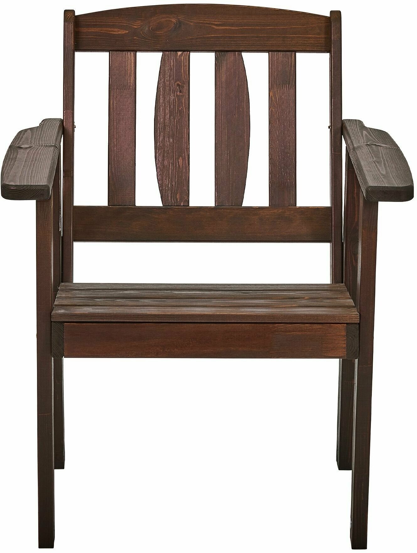 Кресло деревянное для сада и дачи, соло - фотография № 2