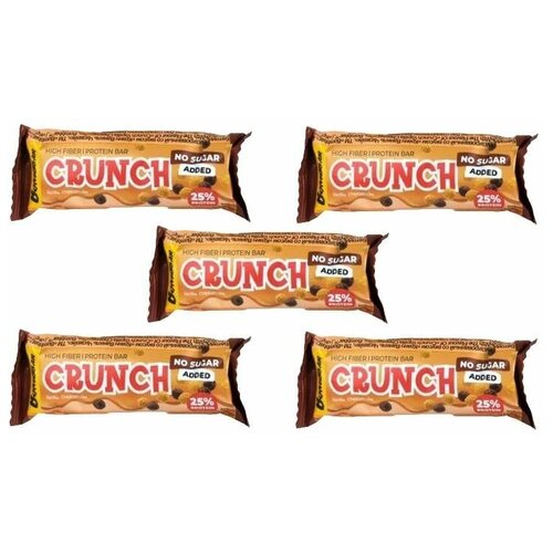 Протеиновые батончики Bombbar Crunch Ванильный чизкейк, 50 гр (5 шт) bombbar батончик глазированный bombbar crunch ваниль чизкейк 50 г