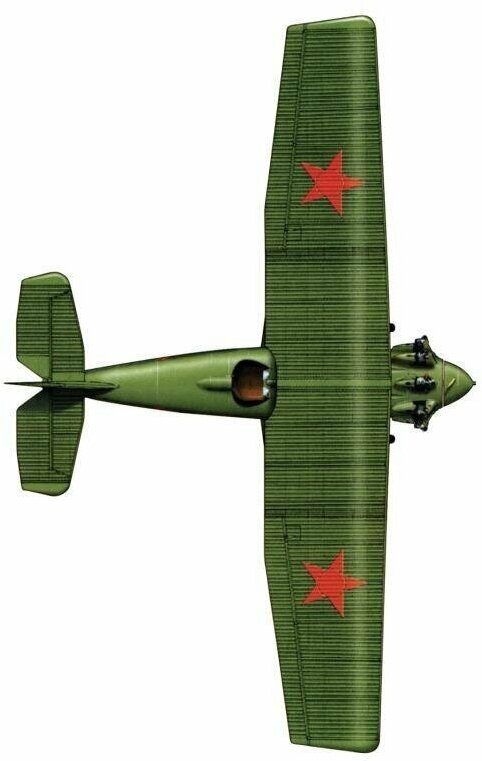 Сборная модель Звезда Советский истребитель И-4 / АНТ-5, 1/72 7271
