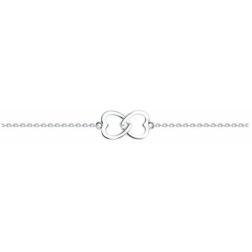 фото Серебряный браслет diamant 94-150-01184-1, размер 17 diamant-online