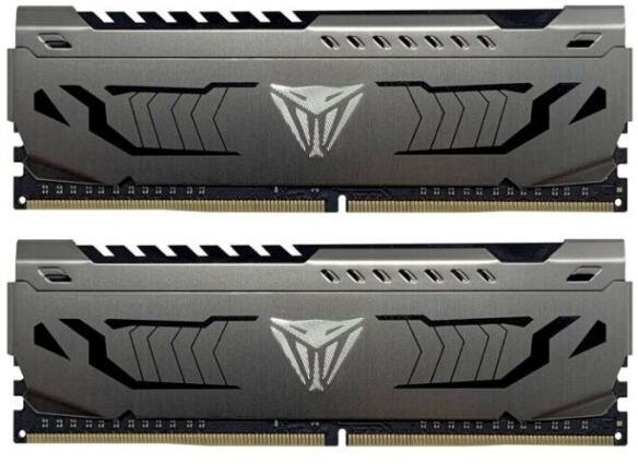 Оперативная память для компьютера 64Gb (2x32Gb) PC4-28800 3600MHz DDR4 DIMM Unbuffered CL18 Patriot Viper Steel PVS464G360C8K