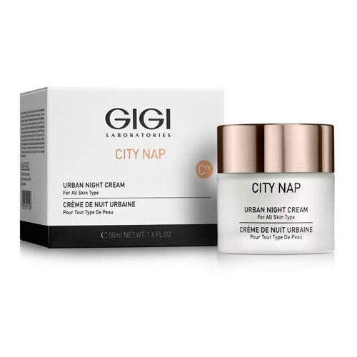 Gigi City NAP Urban Night Cream Крем ночной для лица, 50 мл омолаживающий ночной крем для лица gigi city nap urban night cream 50 мл