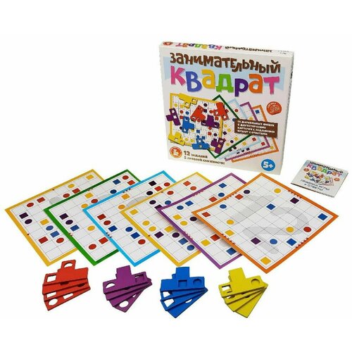 Игра настольная Занимательный квадрат, 4шт