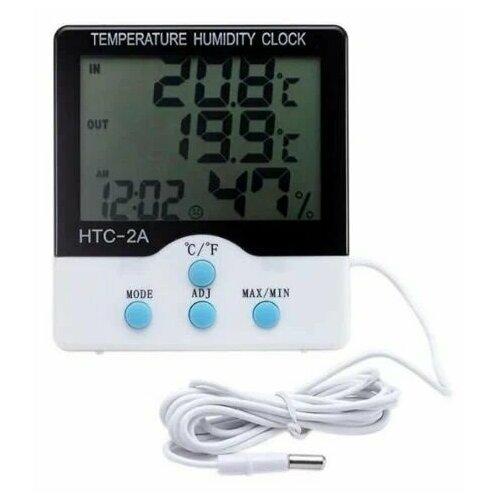 Домашняя метеостанция с выносным внешним датчиком, электронный термометр гигрометр электронный термометр гигрометр с выносным датчиком
