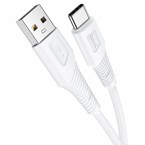 Кабель USB HOCO X58 Airy USB - Type-C, 3A, 1 м, белый кабель usb hoco x58 airy usb type c 3a 1 м белый
