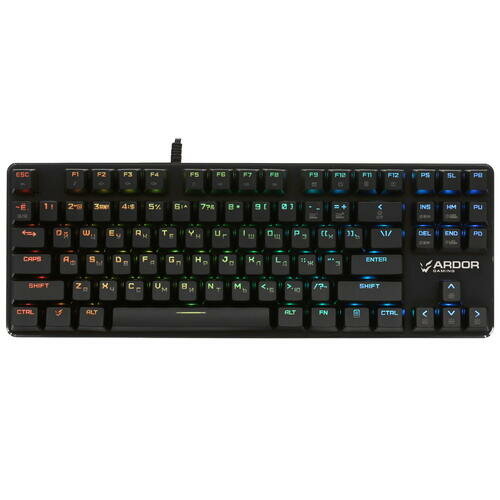 Клавиатура проводная ARDOR GAMING Blade PRO Optical [AG-FL-B87RedOpt-B]