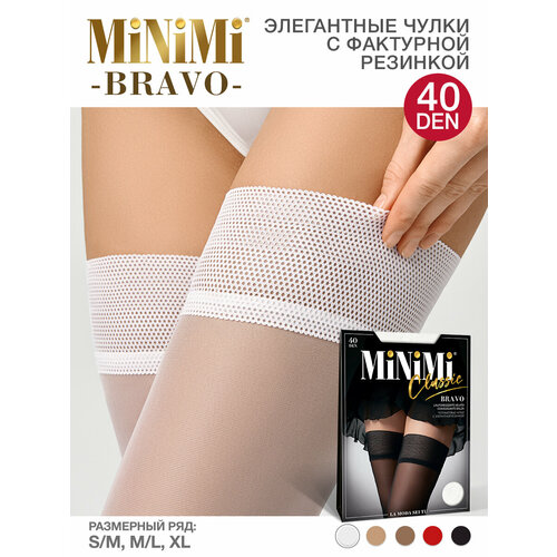 фото Чулки minimi basic, 40 den, размер 5, bianco