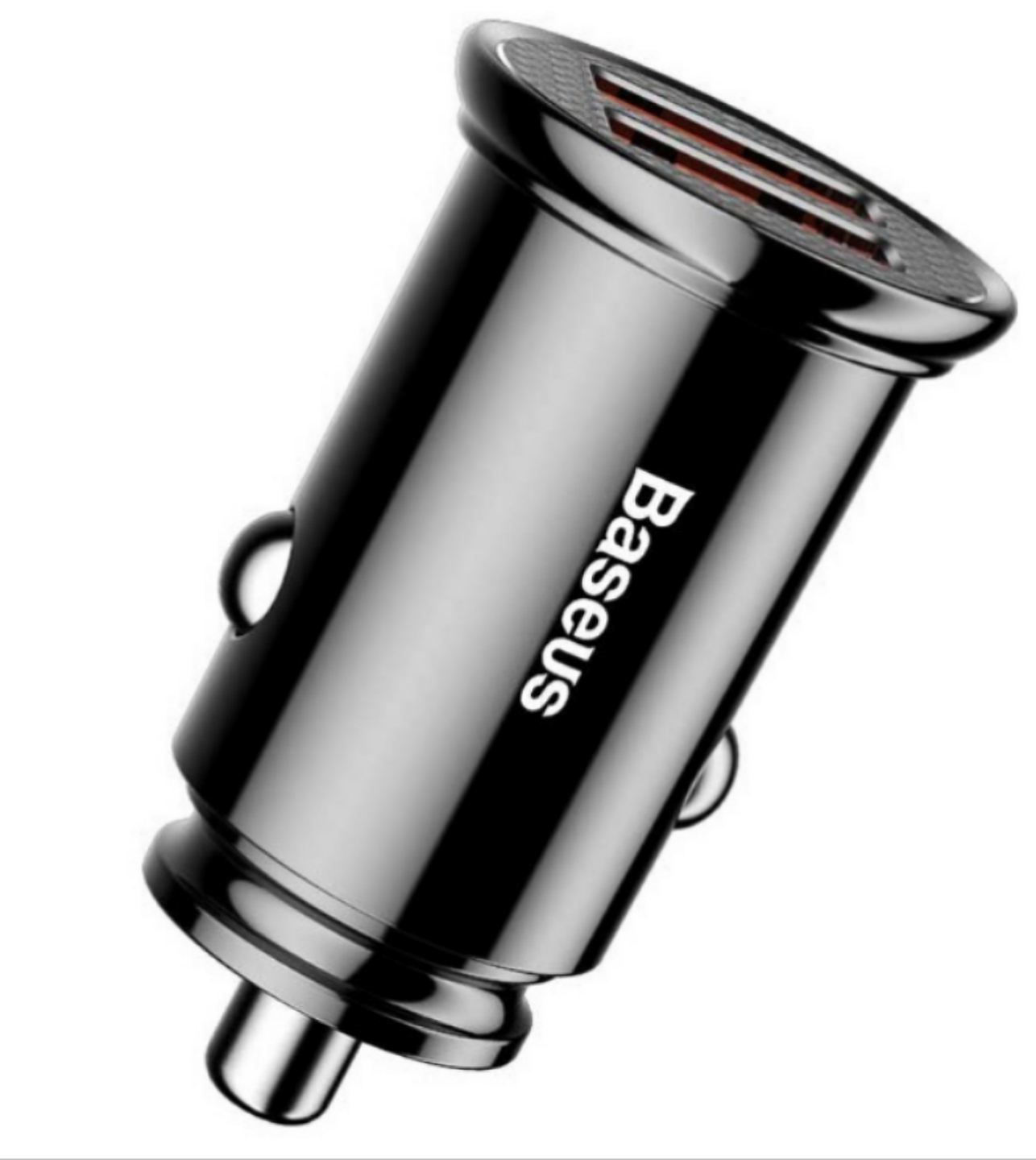 Автомобильное зарядное Baseus Circular Plastic Black (CCALL-YD01)