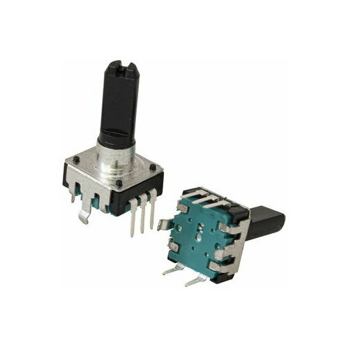 Энкодер инкрементальный двухканальный серии PEC12R с переключателем