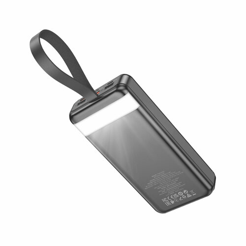 Универсальный Доп Аккумулятор 30000mAh J123B HOCO выход 1 USB-A 225W 1 PD 20W с дисплеем черный 2785₽