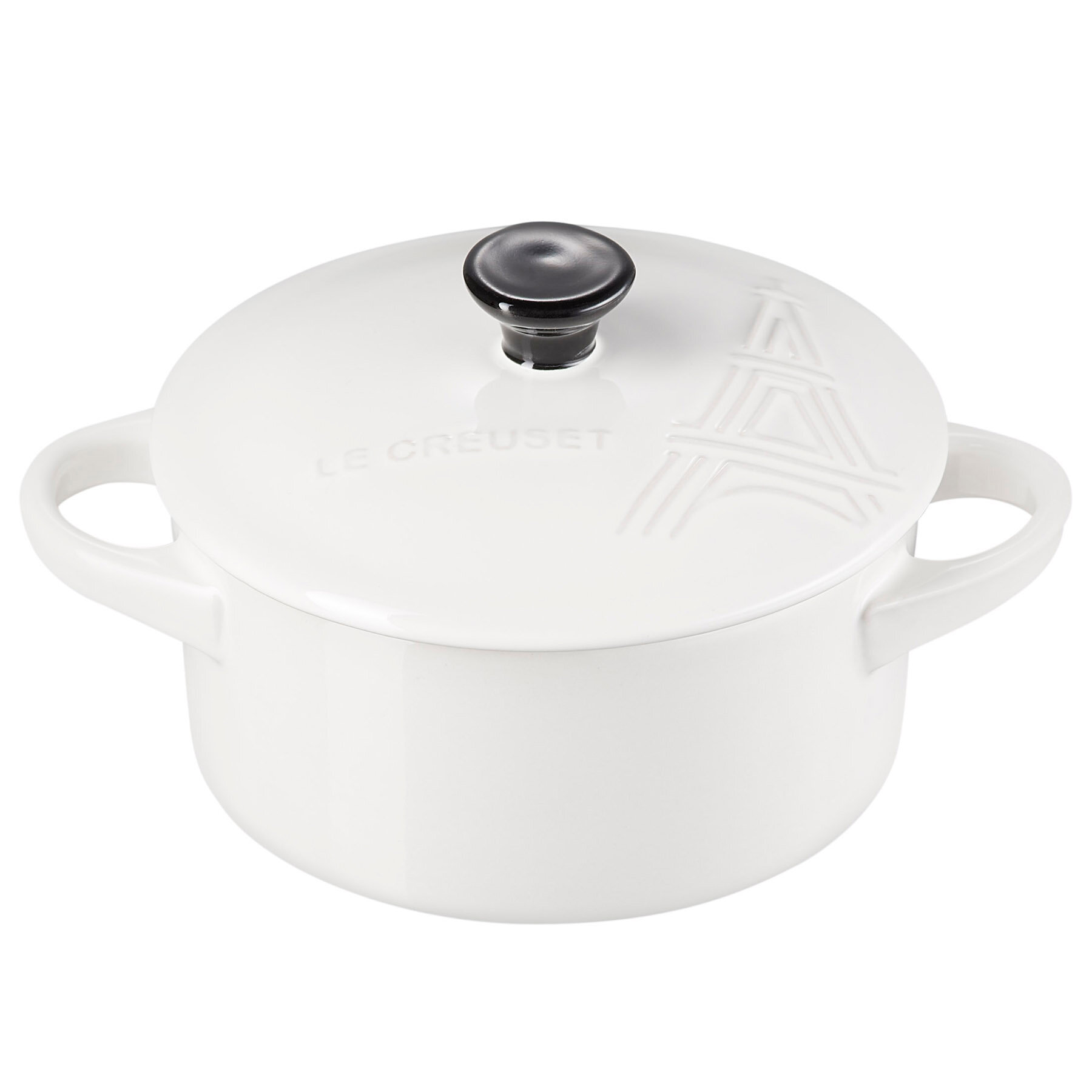 Кокотница 10см, 200мл, Eiffel Tower, каменная керамика цвет: белый, LE CREUSET, 71901100100400