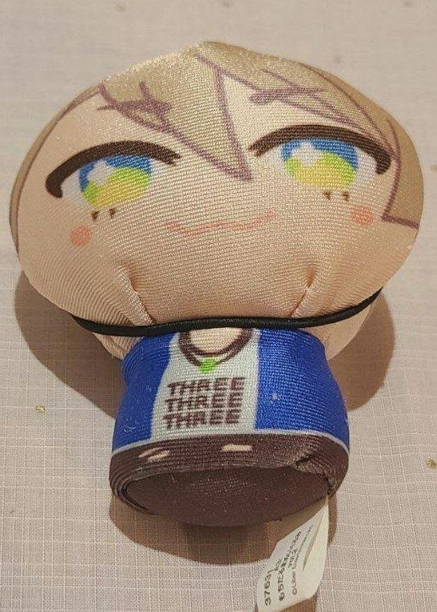 Игрушка плюшевая. A3! Last Snowman Plush Mochi Daruma Keychain Kazunari Miyoshi by Banpresto