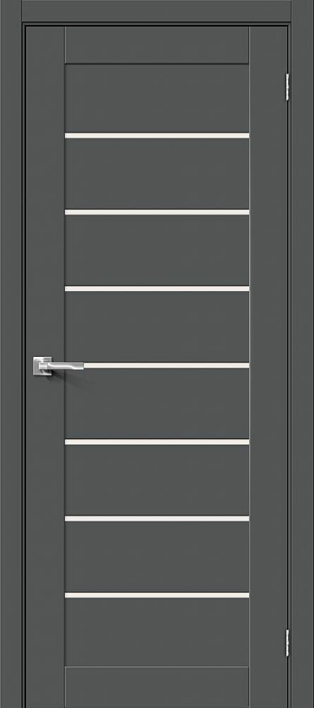Межкомнатная Дверь ПЭТ Bravo Браво-22 Stormy Silk / Magic Fog 700x2000мм (Полотно 1шт) / Браво.