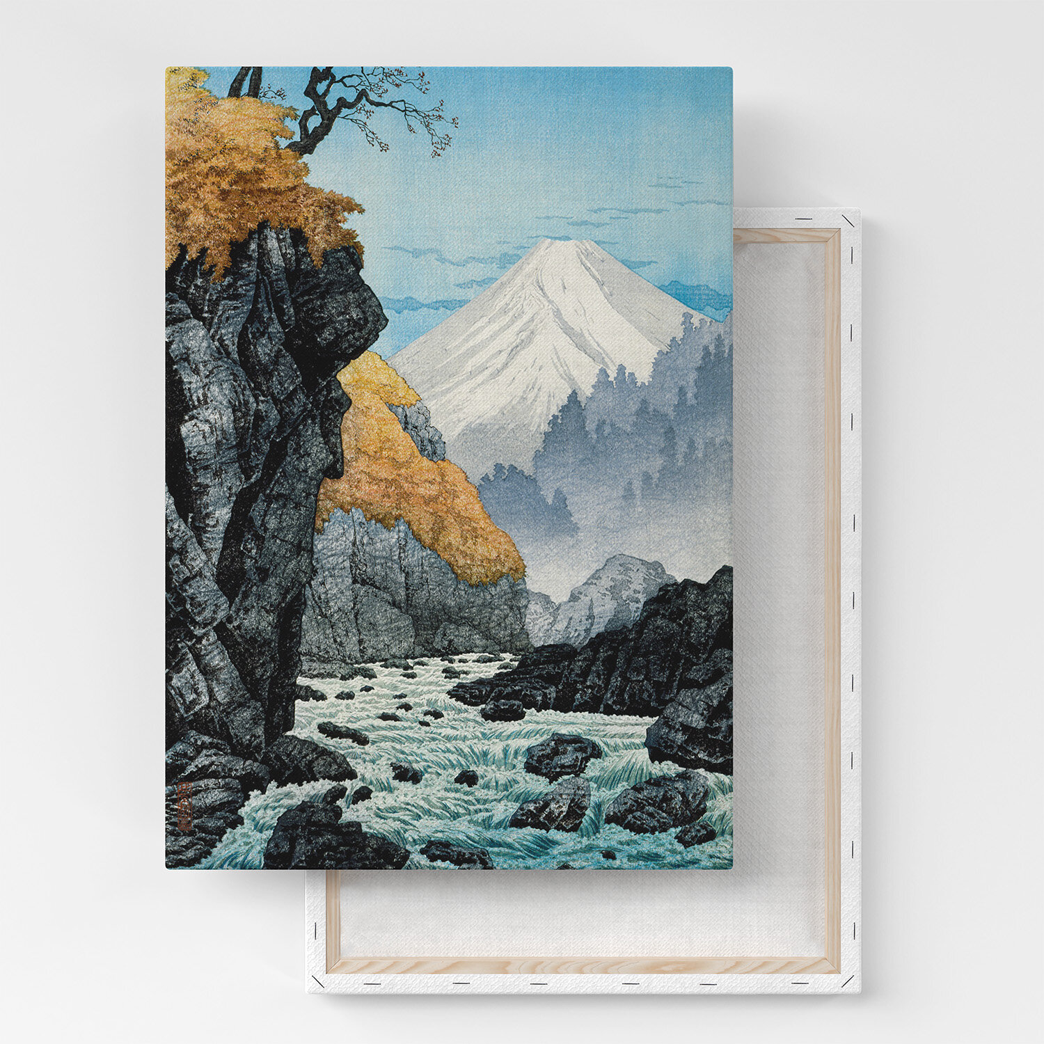 Картина на холсте, репродукция / Сётэй Такахаси - Foot of Mount Ashitaka / Размер 30 x 40 см