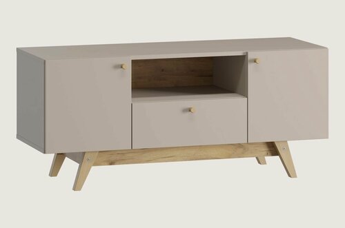 Изображение товара Тумба под телевизор напольная Divan.ru Имин-6 Латте 116х42х51 см, ЛДСП, бежевая