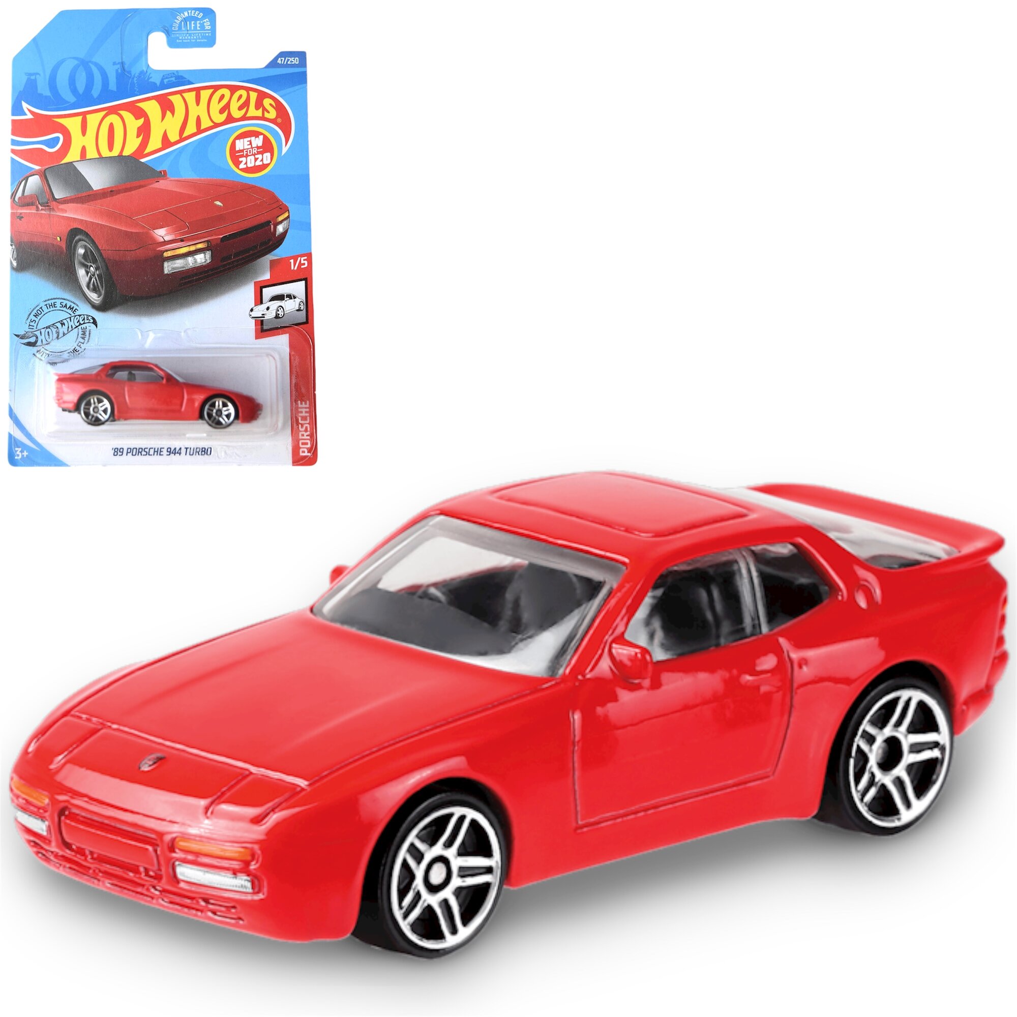 Машинка Hot Wheels Porsche 944 Turbo, коллекционная, метал/пластик, 1/64 длина 7 см