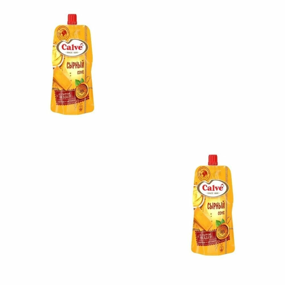 Calve Соус  Сырный  230 г   2 шт