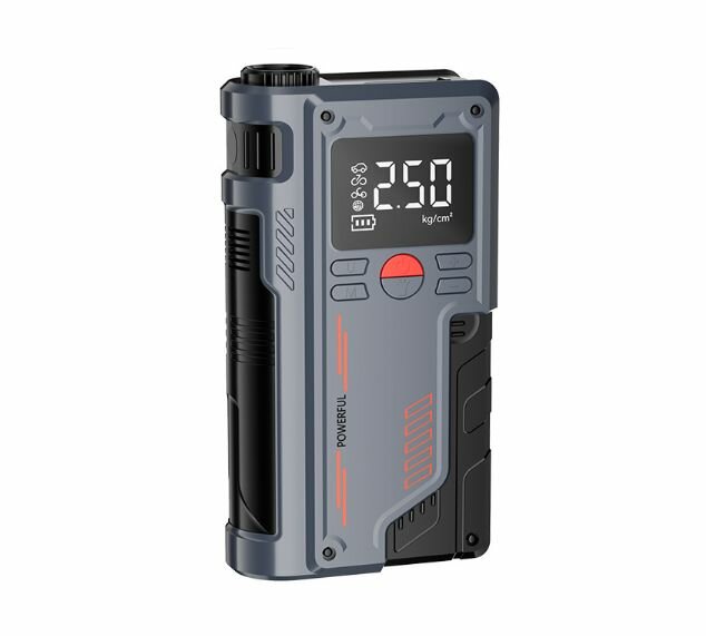 Универсальное пусковое зарядное устройство с компрессором OZIO