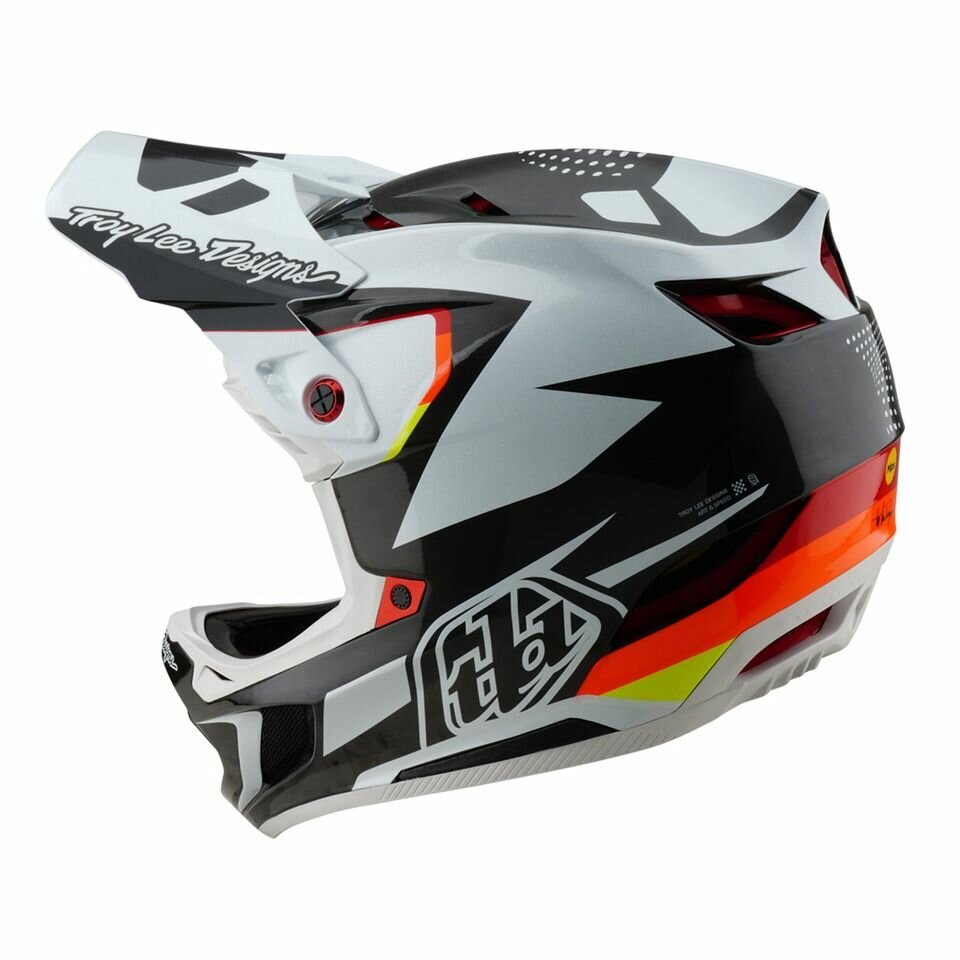 Велошлем Troy Lee Designs D4 Carbon Optic Black 2025, (139040005)-XL — фото 1