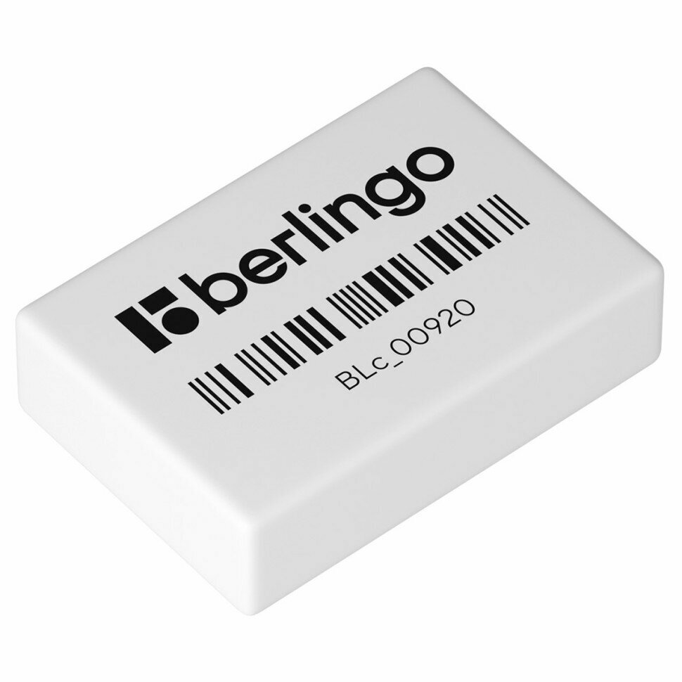 Ластик Berlingo "Eraze 920", прямоугольный, 41*28*11мм, 36 штук, 360367