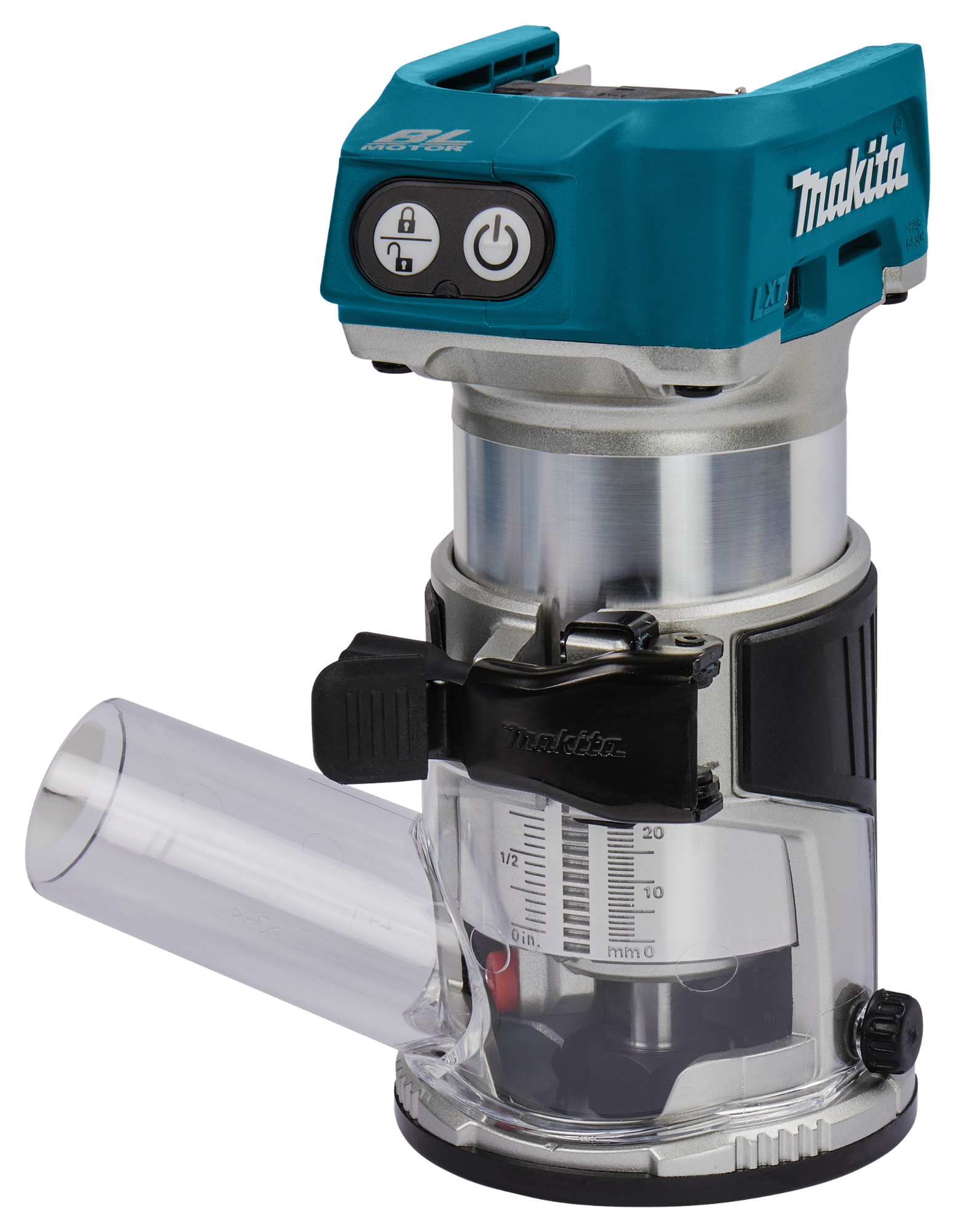Фрезер кромочный Makita DRT50Z LXT 18 В, бесщет. дв, эл. рег, плавный пуск. без акб и зу — фото 1