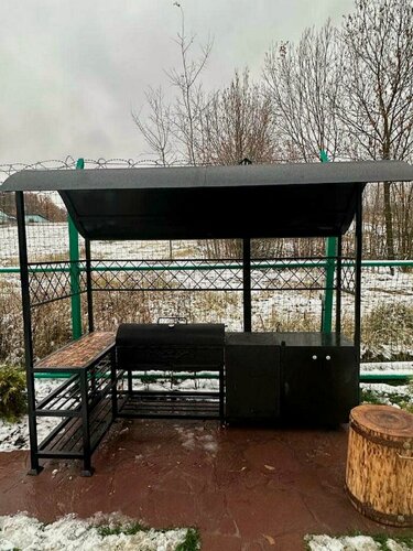 Изображение товара Мангальная зона из серии "Ман Марк" шеф-повар угловой 104 с жаровней и печью